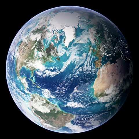 The Earth seen from space